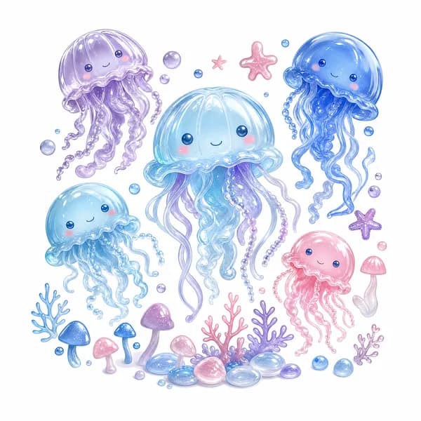 Jelly Jellyfish Icy Goblincore Aesthetic