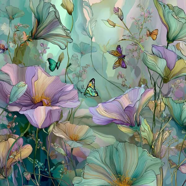 Botanical Surrealism Spring Art
