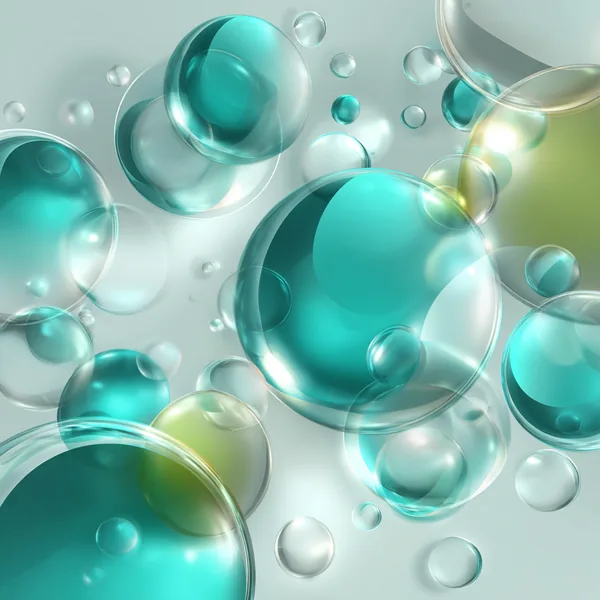 Frutiger Aero Retro 2000s Aqua Bubble Web Design