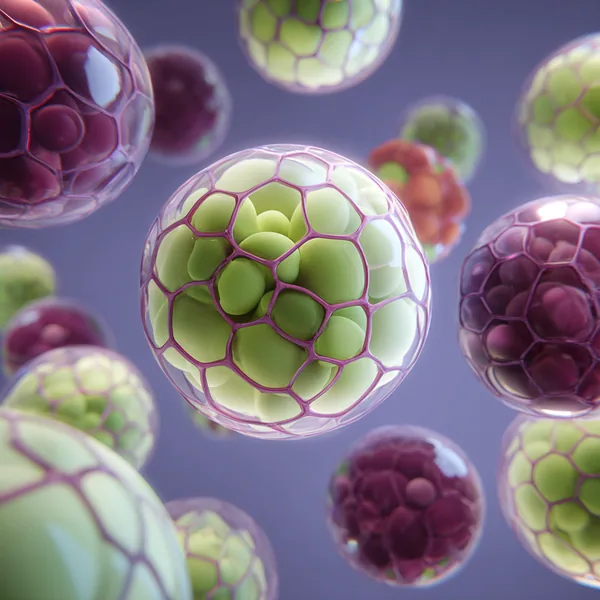 Biotech Organic Sci-Fi Cellular Art