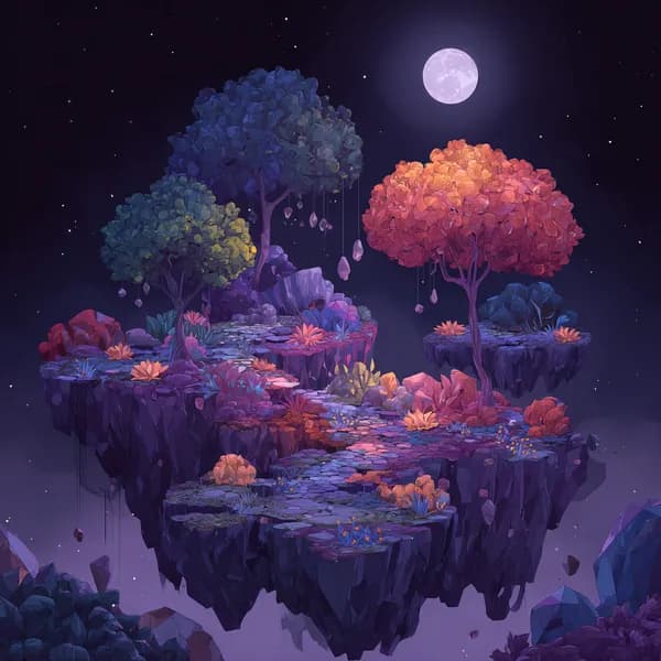 AI Surreal Dreamscape Ethereal Cosmos Art