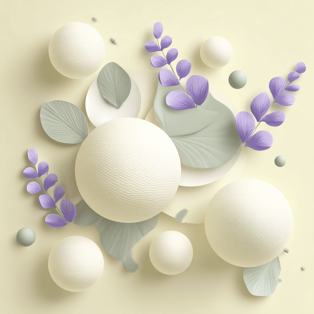 Cloud Dancer Minimalist Abstract - Pantone COTY 2026 Organic