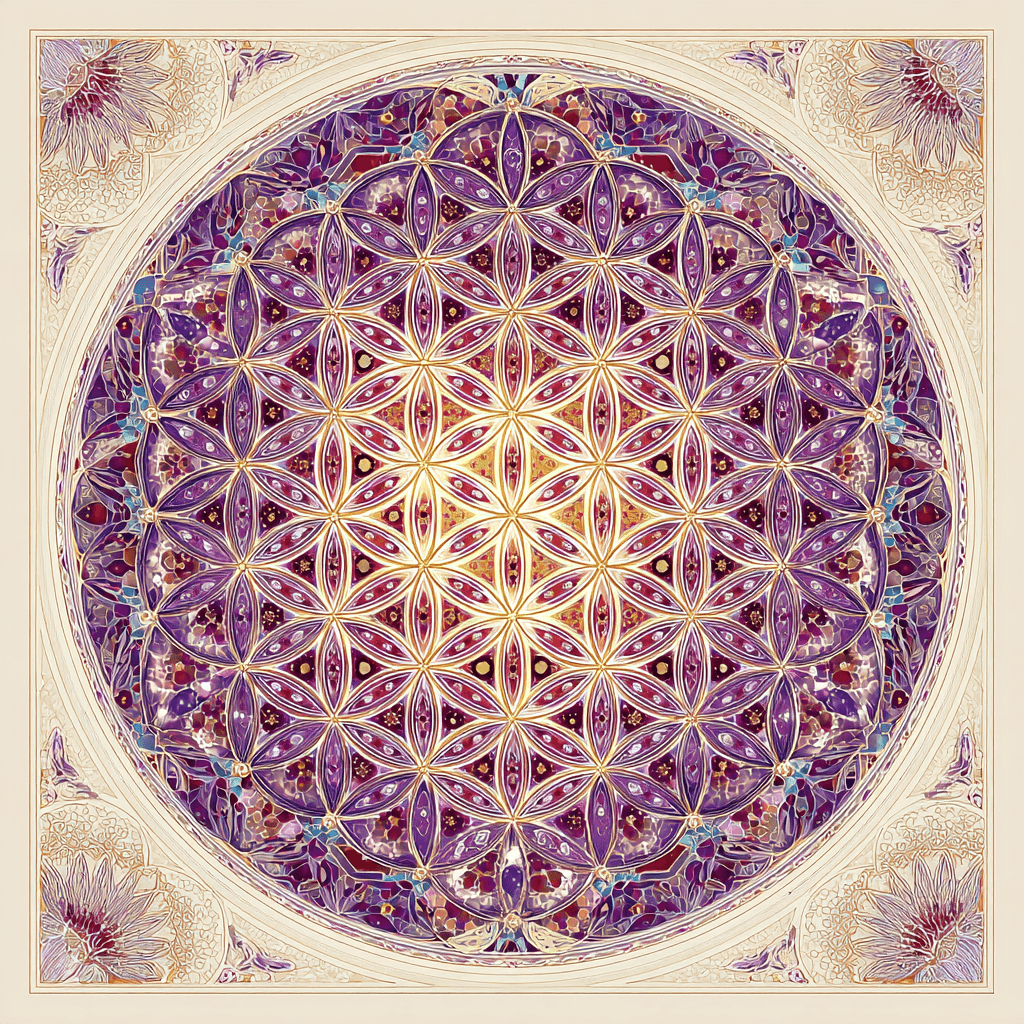 Sacred Geometry Mystical Art Pattern