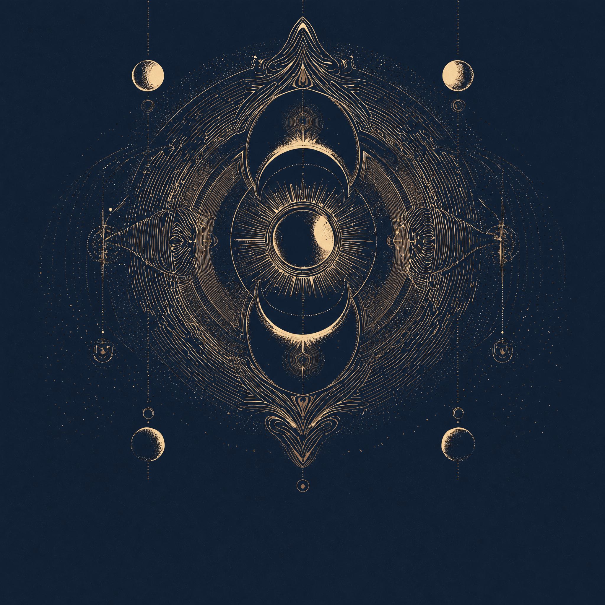 Whimsigoth Celestial Dark Romance Abstract Art