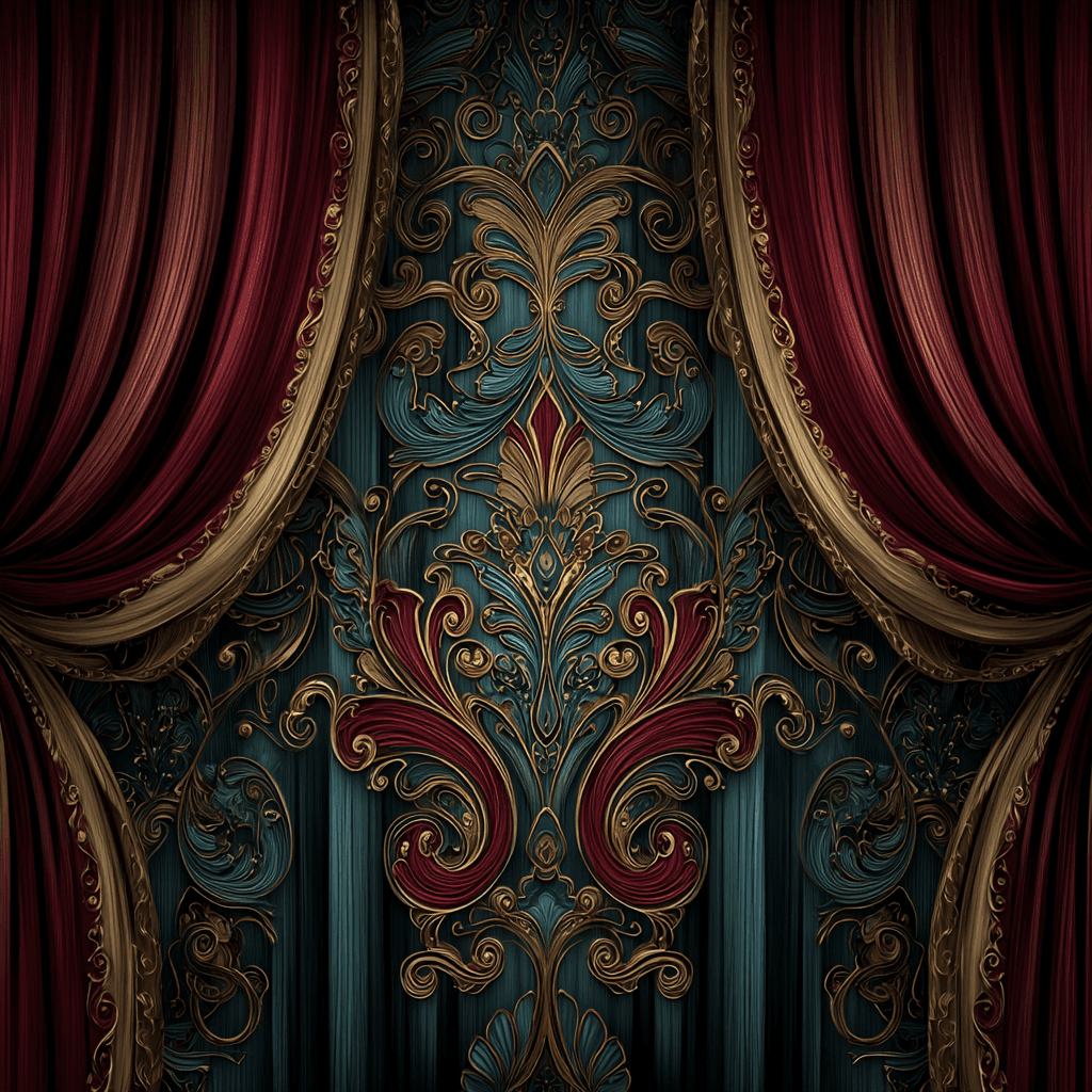 Opera Theater Velvet Luxe Art Deco Design