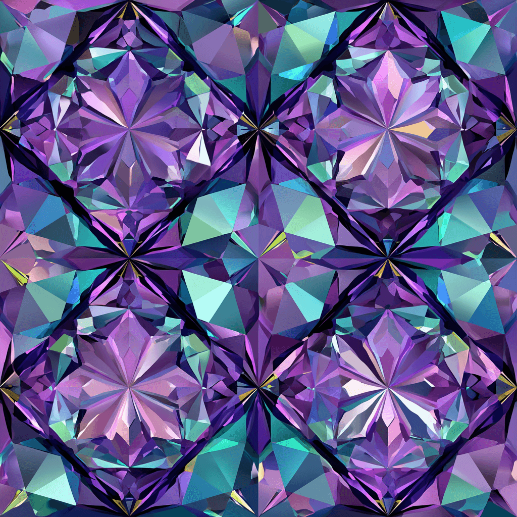 Alexandrite Jewel Facet Geometric Pattern SS2026