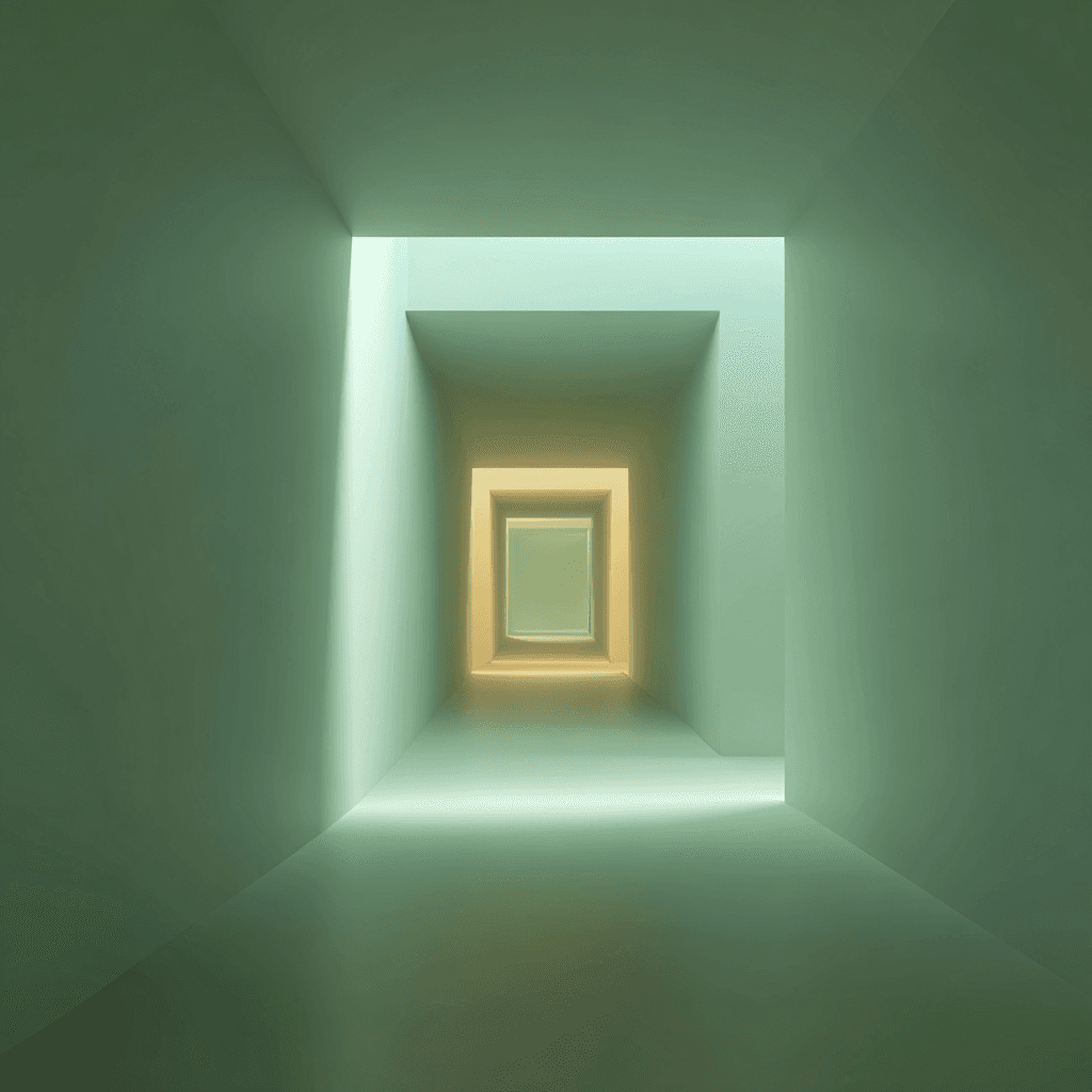 Liminal Space Uncanny Void Abstract Design