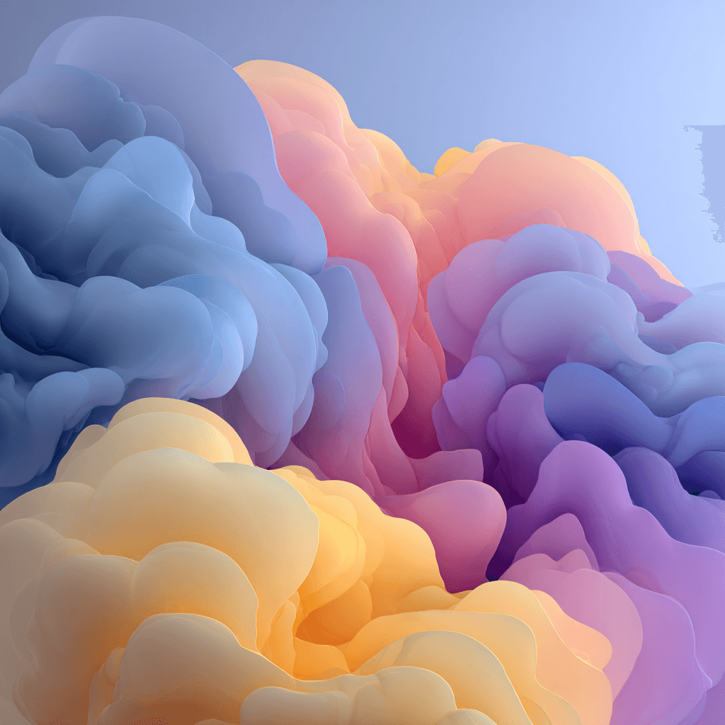 Dreamcore Pastel Cloud Abstract Art Summer Design