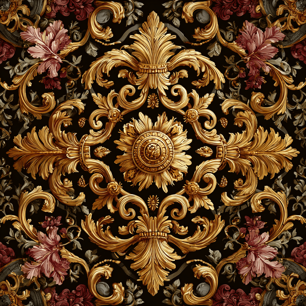 Baroque Gilded Ornamental Grand Maximalist Art