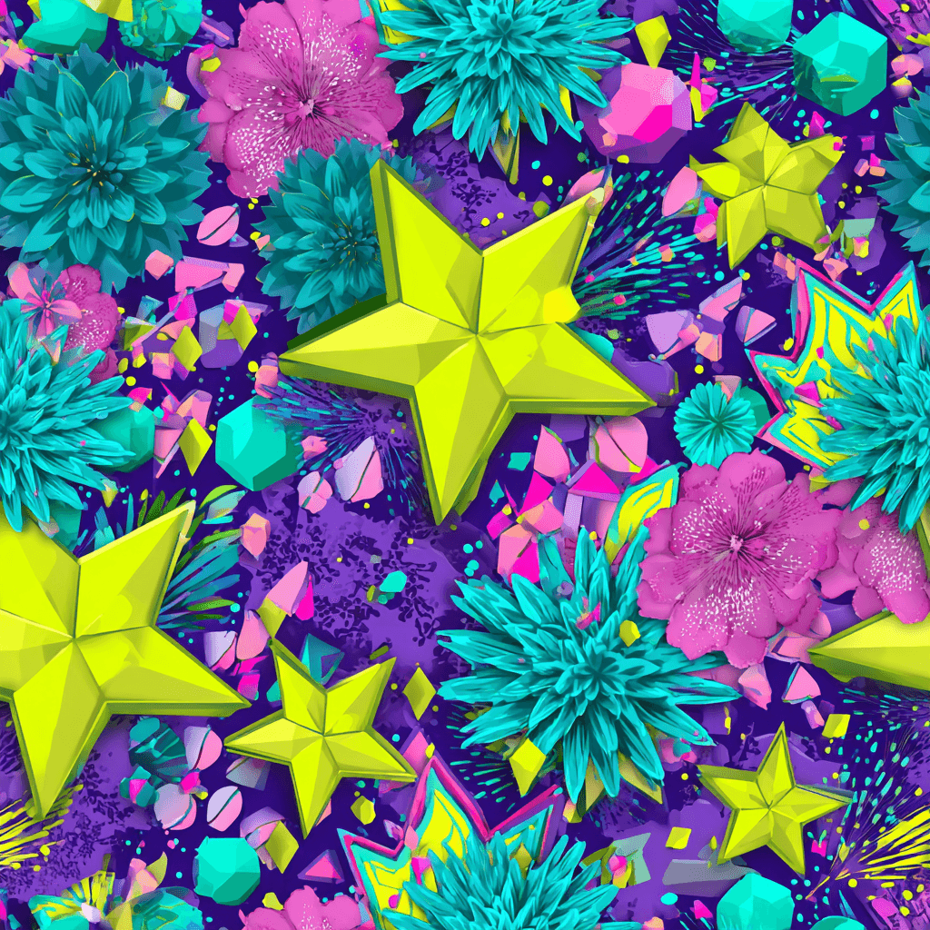 Decora Harajuku Pop Maximalist Pattern